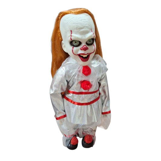 Payaso IT traje plata/ Terror