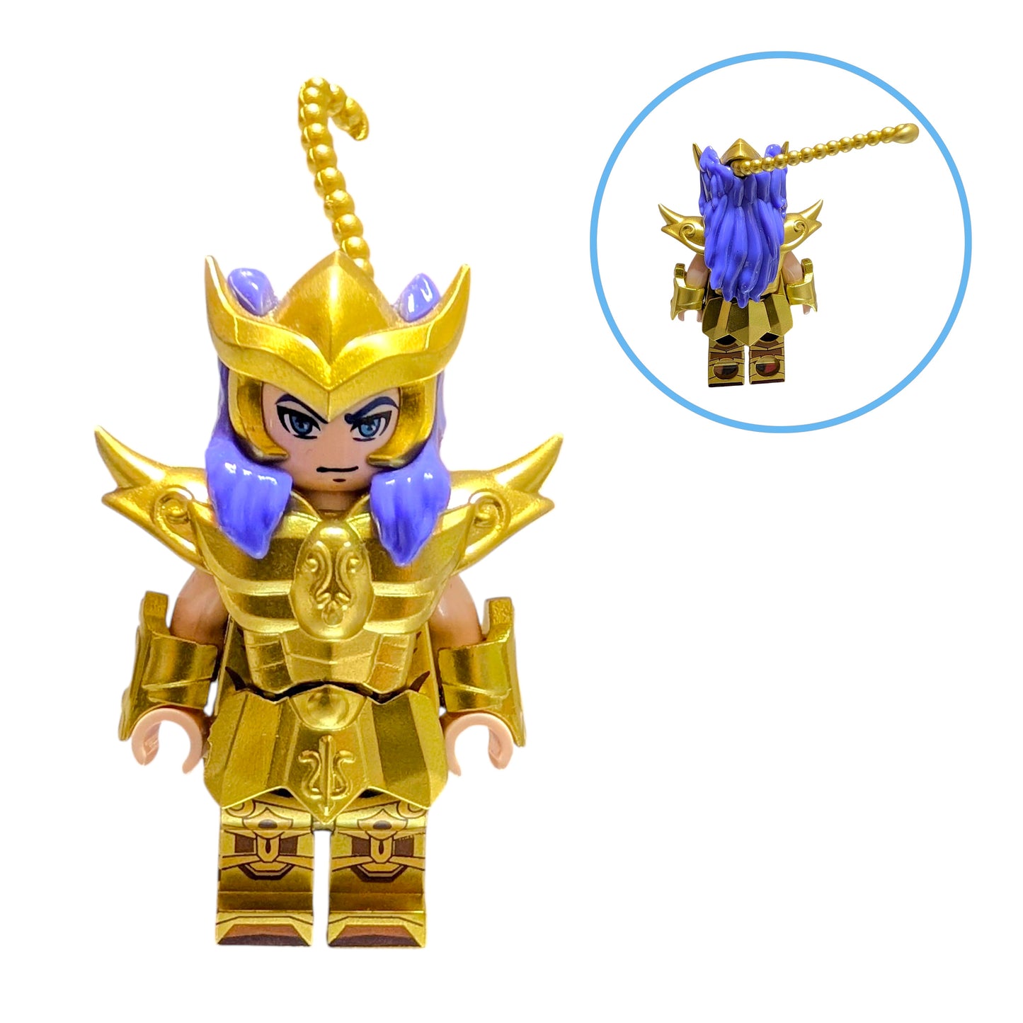 Mini figura de Caballeros del Zodiaco 80