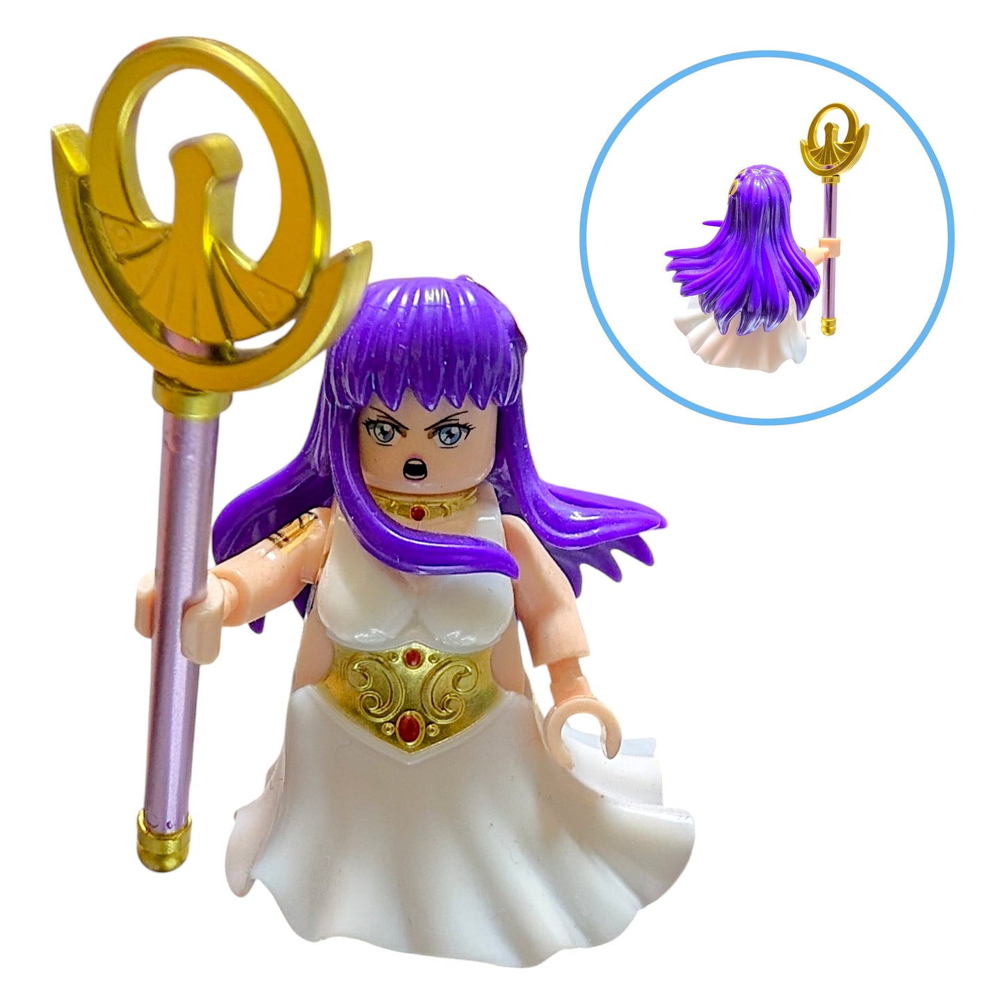 Mini figura de Caballeros del Zodiaco 80