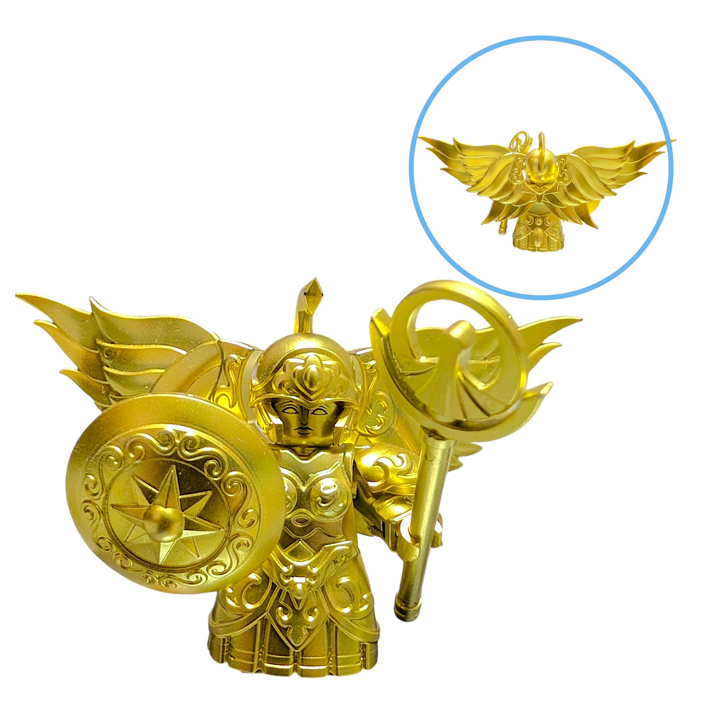 Mini figura de Caballeros del Zodiaco 80