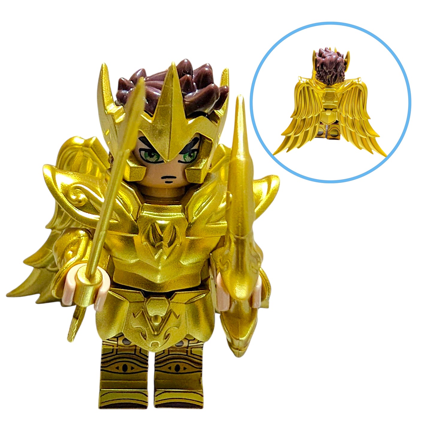 Mini figura de Caballeros del Zodiaco 80