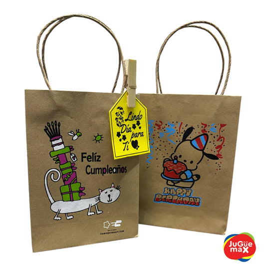 Bolsas de regalo kraft (Chica)