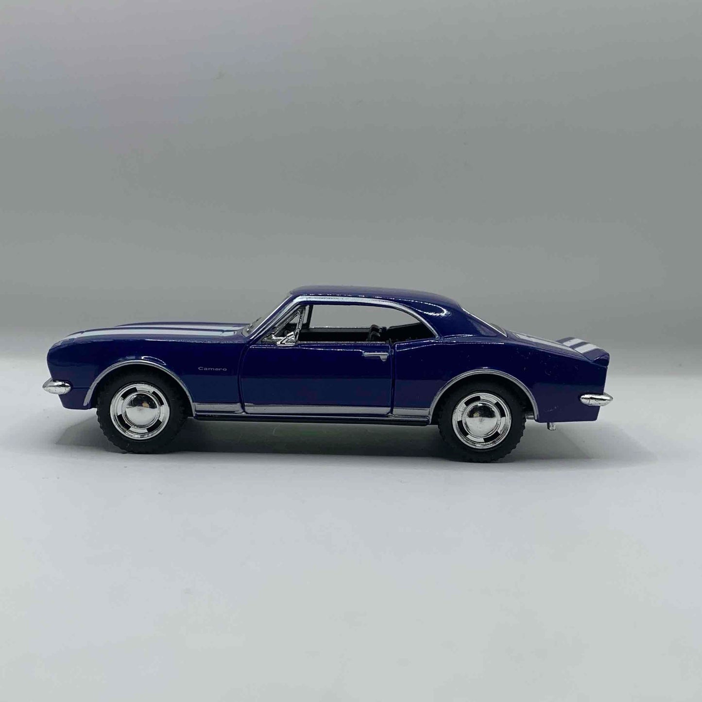 Shelby Azul con Rayas Blancas - Mediano