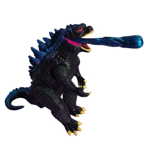 Godzilla azul con flama/ The King Kong vs Godzilla