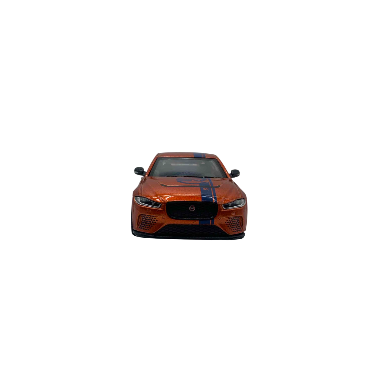 Jaguar XE Naranja con Rayas Azul - Mediano
