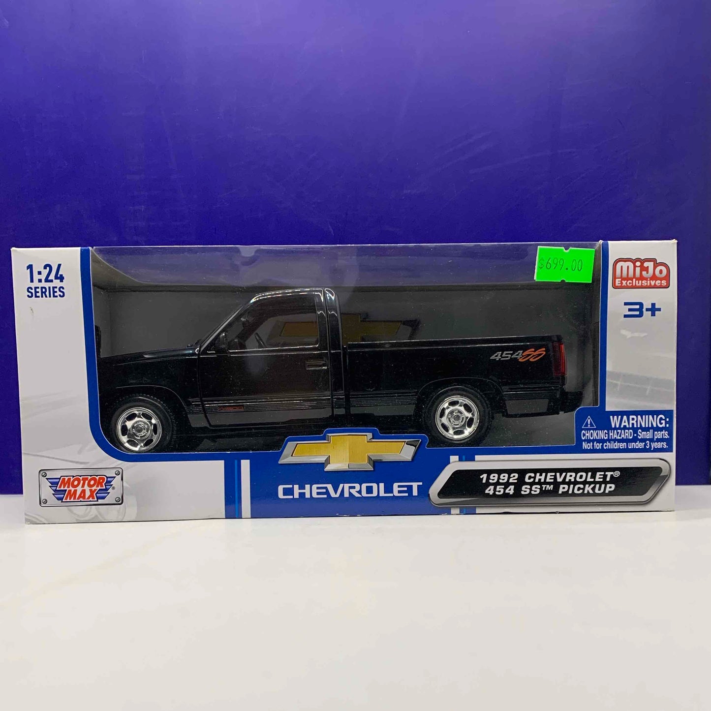 1992 CHEVROLET 454 SS TM PICKUP (Negro)