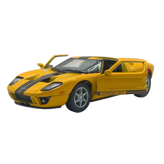 Ford GT Amarillo con Rayas Negras - Mediano