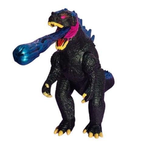 Godzilla azul con flama/ The King Kong vs Godzilla