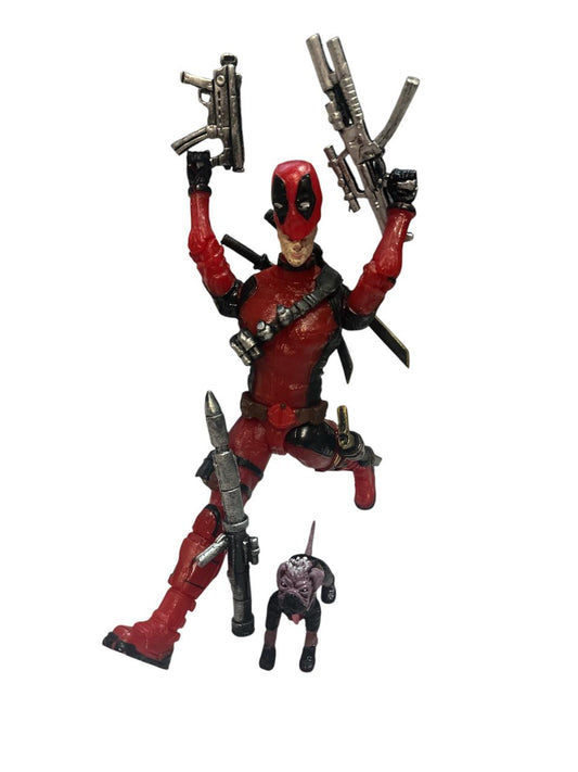 Deadpool con Dogpool artículado/ Marvel Villanos