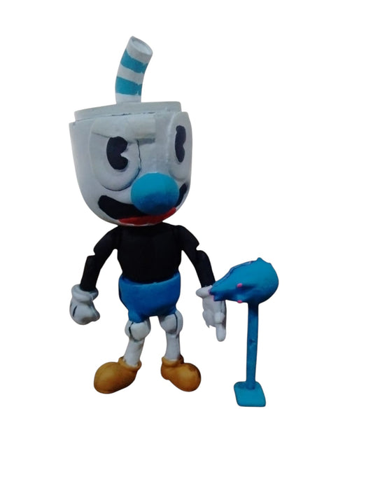 CUPHEAD TAZA AZUL GRANDE