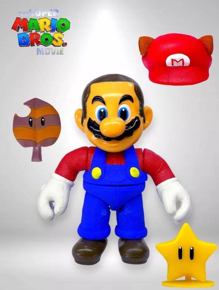 Super Mario Bros mapache fino/ Mario Bros