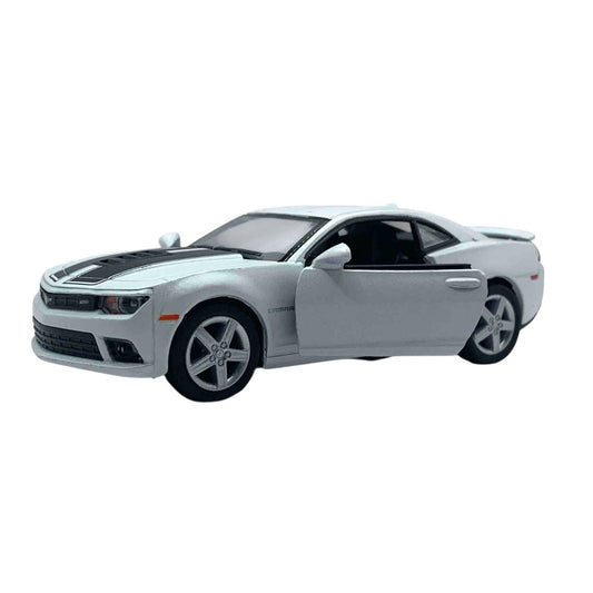 Chevrolet Camaro Blanco con Rayas Negro - Mediano