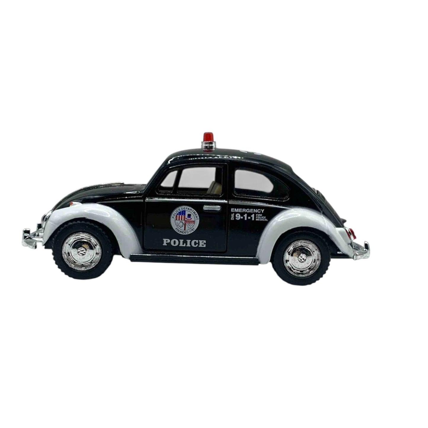 Bocho Policía Negro con Blanco - Mediano