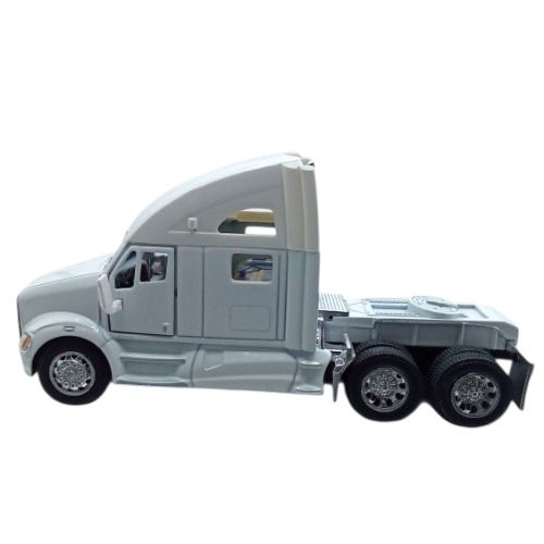 Cabeza de tráiler blanco - mediano