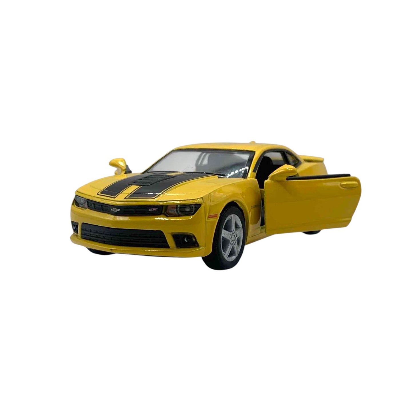 Chevrolet Camaro 2014 Amarillo con Rayas Negras - Mediano