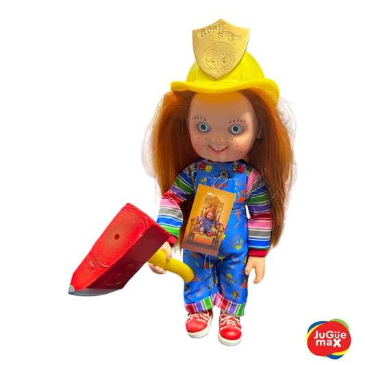 Chucky con casco/ Chucky