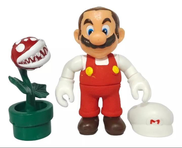 Mario Bros blanco chico/ Mario Bros