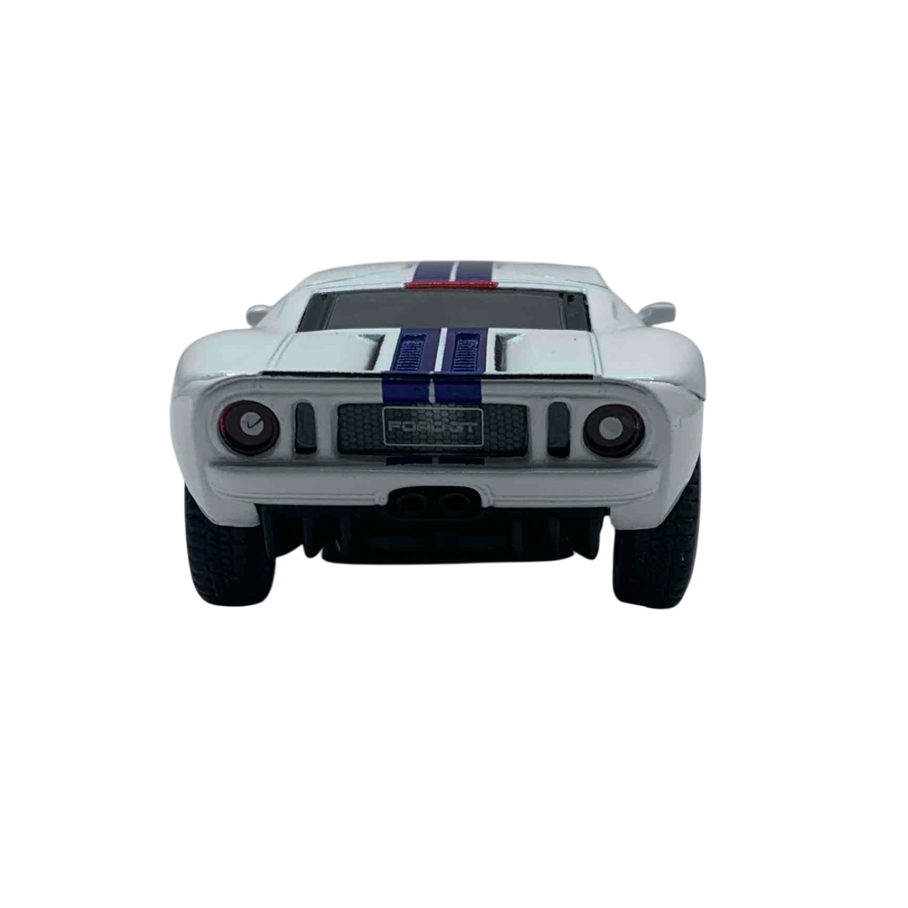Ford GT Blanco con Rayas Azules - Mediano