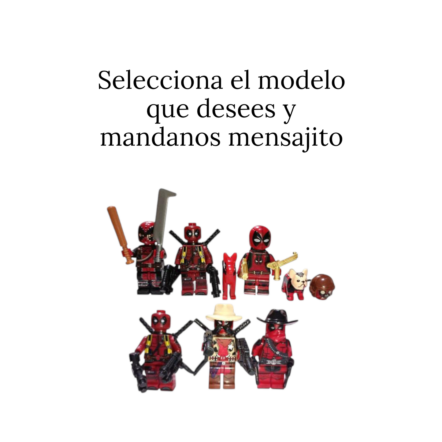 LEG DeadPool clásico 70 (venta por 1 pieza)