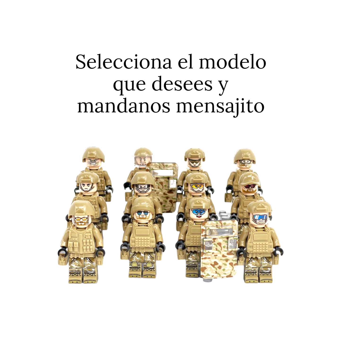 LEG Militares y Swat 50 (venta por pieza)