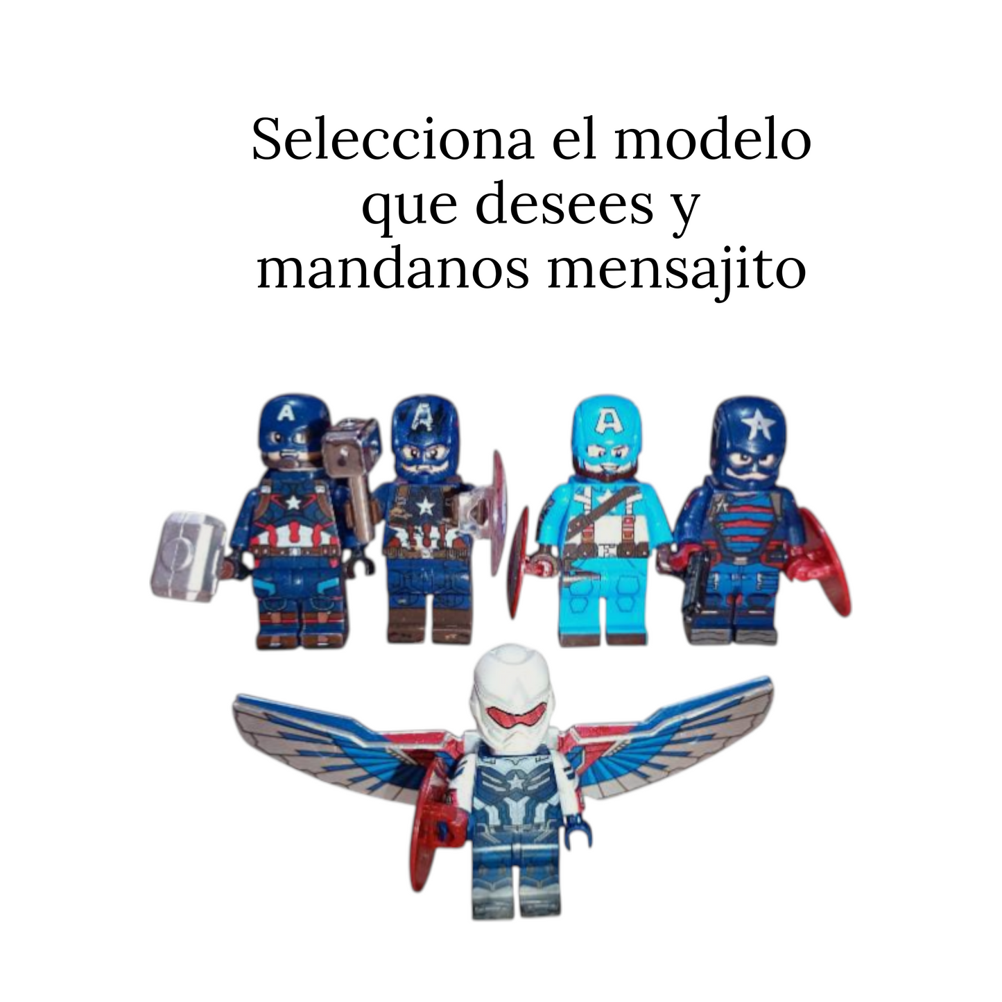 LEG Capitán America clásico 70 (venta por 1 pieza)