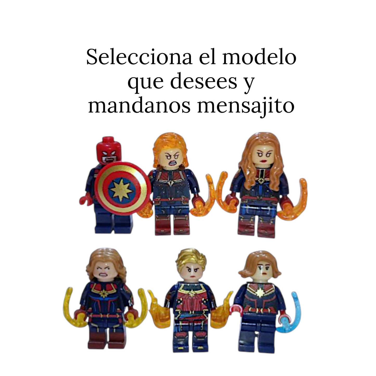 LEG Capitana Marvel clásico 70 (venta por 1 pieza)