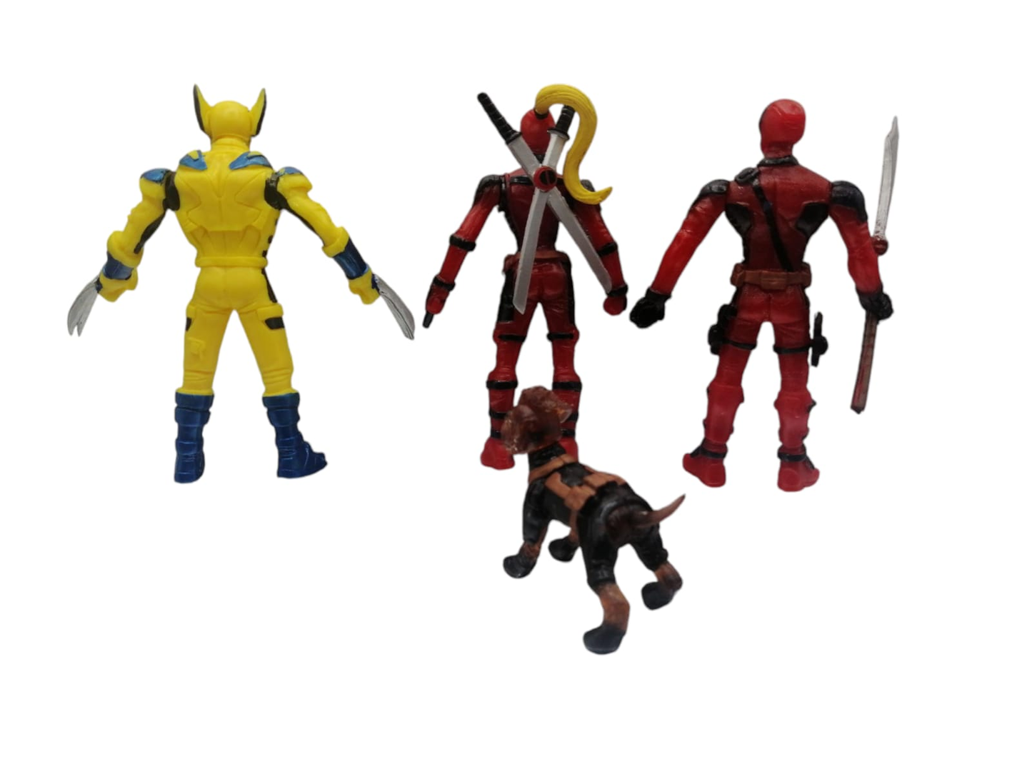 SET LADY DEADPOOL Y WOLVERINE 4PZ