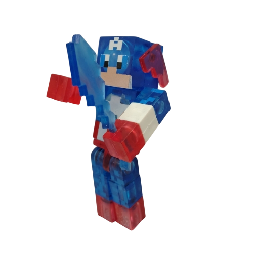 Capitán América chico/ Minecraft