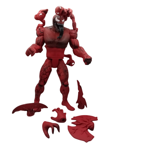 Carnage 5 caras articulado/ Marvel Villanos