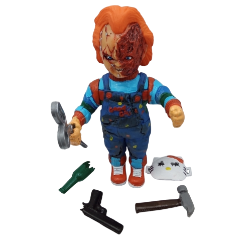 Chucky cara quemada  pequeño/ Chucky