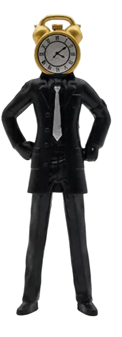 Clockman Cabeza de Despertador