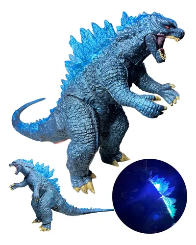 Godzilla azul articulado fino/ The King Kong vs Godzilla