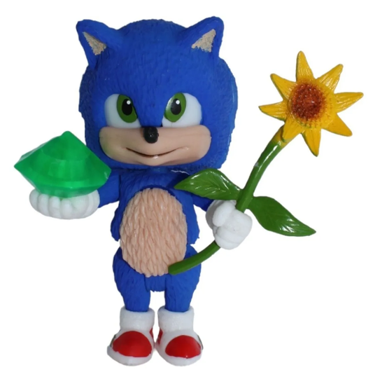 Sonic niño con girasol fino/ Sonic