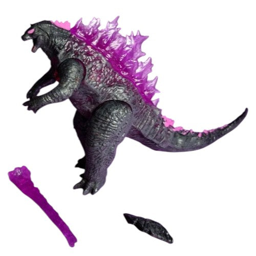 Godzilla rosa chico con flama/ The King Kong vs Godzilla
