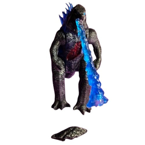Godzilla azul chico con flama/ The King Kong vs Godzilla