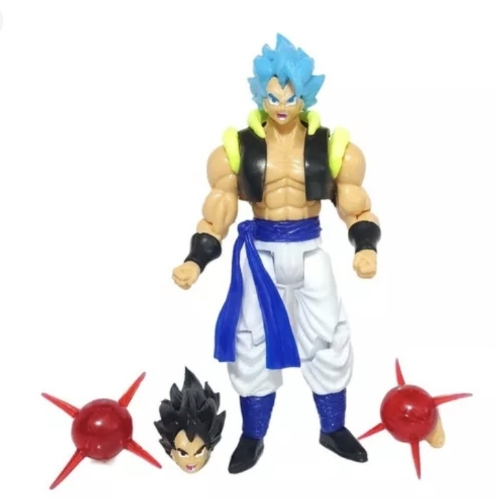 Gogeta chaleco negro y accesorios