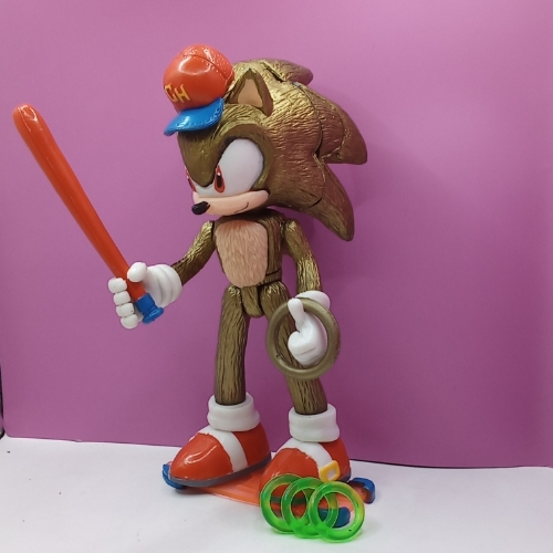 Supersonic Golden con patineta