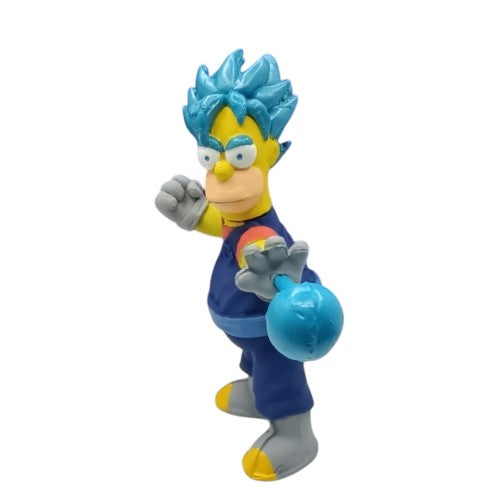 Homero Goku/ Los Simpson en parodia