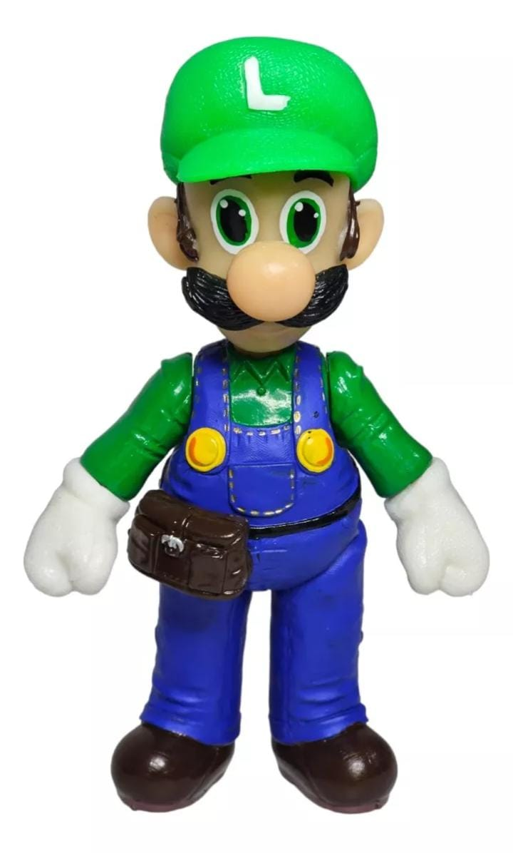 luigui con accesorios y llave grande/ Mario Bros