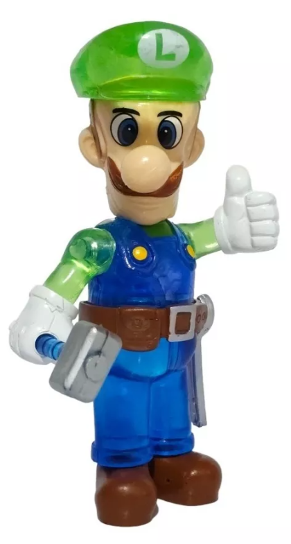 Luigi flaquito con herramienta/ Mario Bros