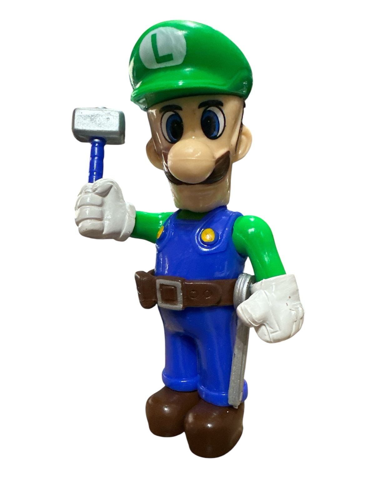 Luigi flaquito con herramienta/ Mario Bros