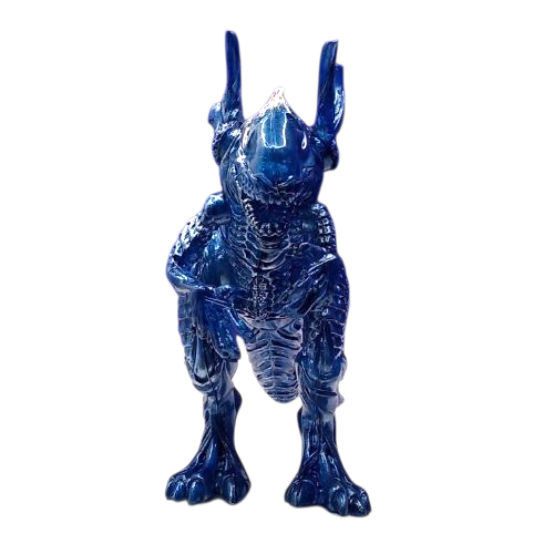 Mascota Alien azul/ Alien vs Depredador