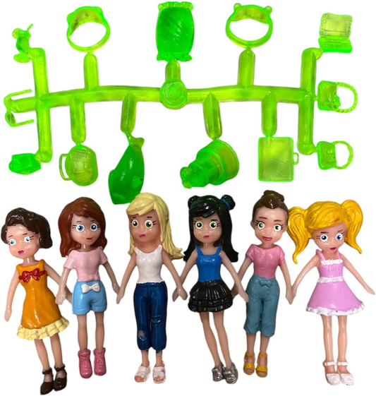 SET BARBIE 6 PZ Y ACCESORIOS