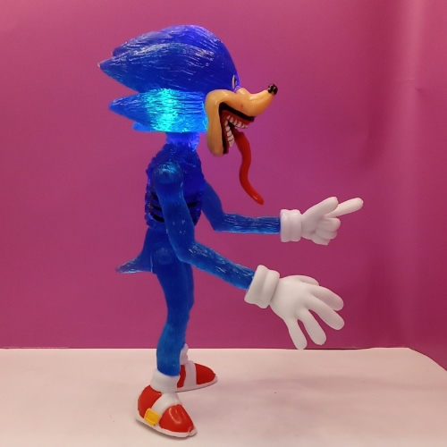 Shin sonic parado azul/ Sonic