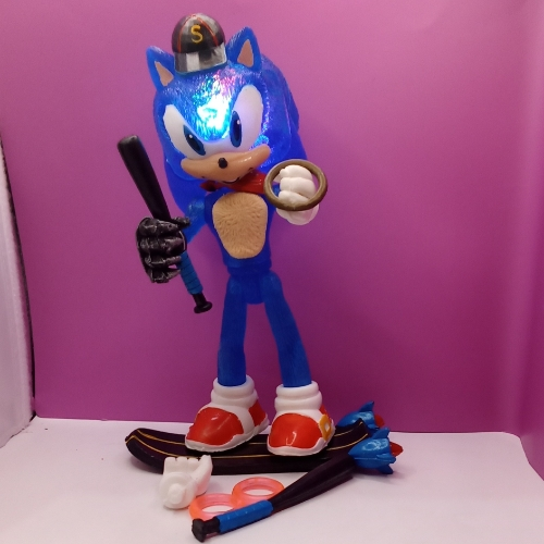 Sonic con garra y patines grande/ Sonic