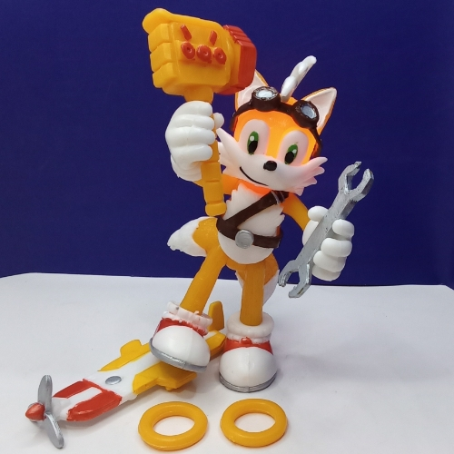 Tails con patineta chico/ Sonic