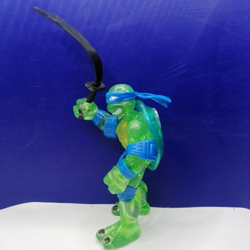 Tortuga azul con luz