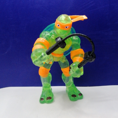 Tortuga naranja con luz