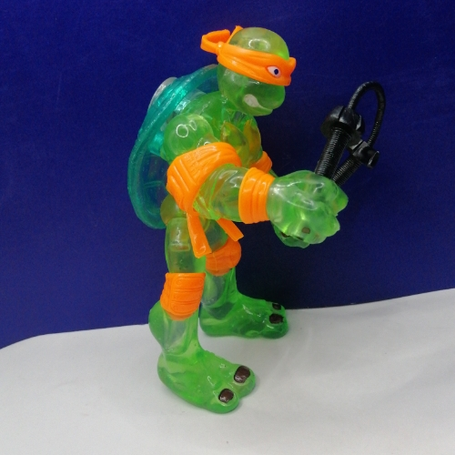 Tortuga naranja con luz