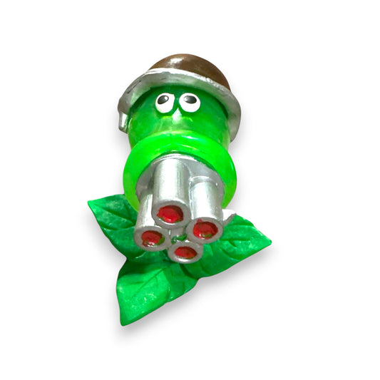 Lanzaguisantes con casco chica/ Plantas vs Zombies